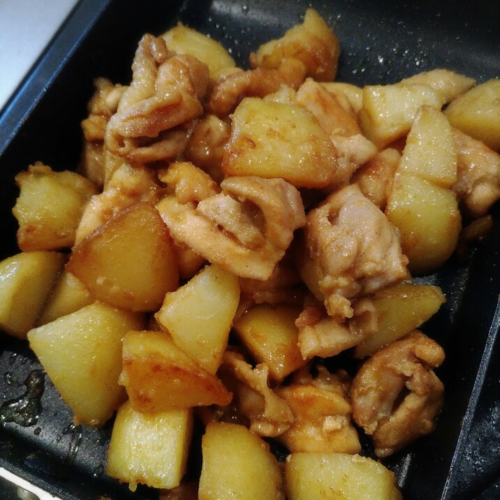 納豆の辛子消費レシピ 鶏肉とじゃがいもホクホク炒め レシピ 作り方 By Boof 楽天レシピ